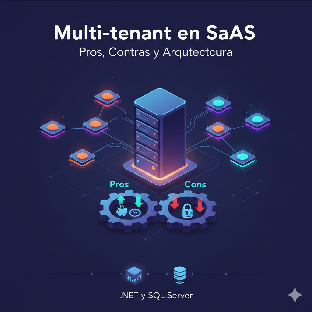 Multi-tenant en SaaS: pros, contras y criterios de arquitectura (con .NET y SQL Server)